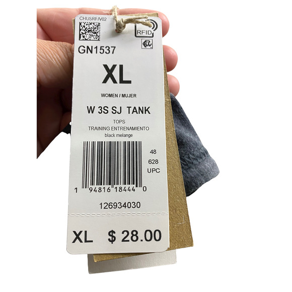 Adidas PrimeGreen Aeroready Training Grey Tank Top XL NWT - Picture 7 of 8